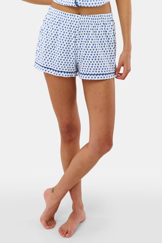 Roller Rabbit Blue Hearts Polo Pajamas