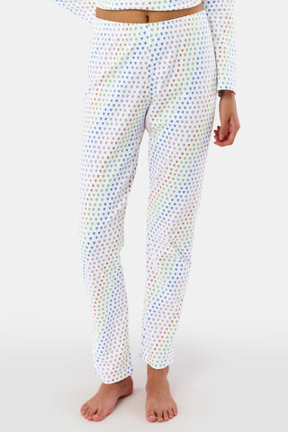Roller Rabbit Rainbow Disco Hearts Pajamas