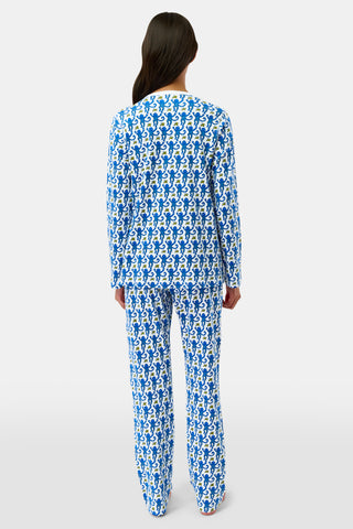 Roller Rabbit Blue Monkey Pajamas