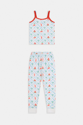 Roller Rabbit Blue Kids 4th of Jemina Noa Set