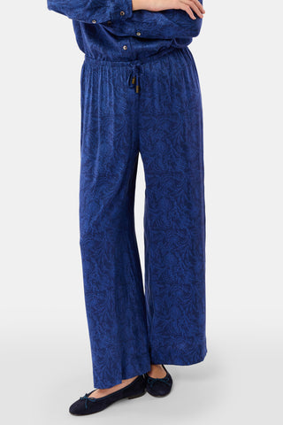 Roller Rabbit Navy Morris Floral Paige Pant