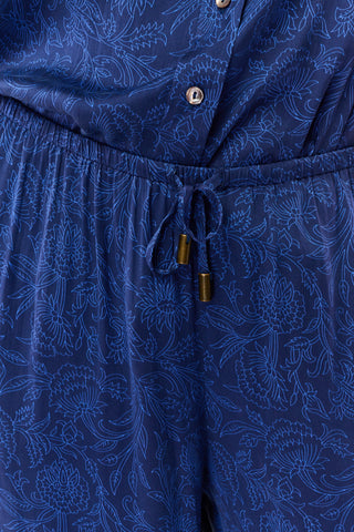 Roller Rabbit Navy Morris Floral Paige Pant