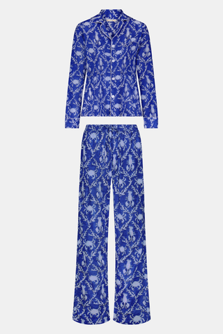 Roller Rabbit Blue Mens Lobster Trellis Loungewear