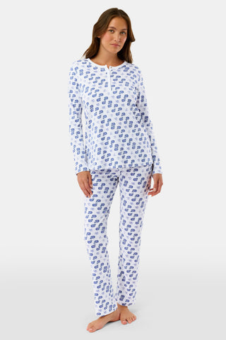 Roller Rabbit Blue Moby Pajamas