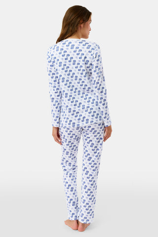 Roller Rabbit Blue Moby Pajamas