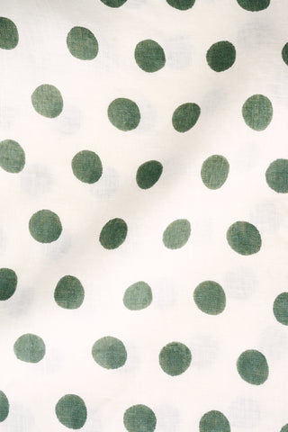 Roller Rabbit Olive Polka Dot Victoria Top