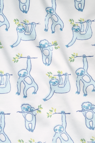 Infant Sleepy Sloth Zipper Footie