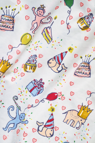 Birthday Bonanza Long Sleeve Polo Pajamas