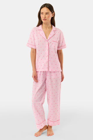 Roller Rabbit Pink Mini Hearts Liza Set