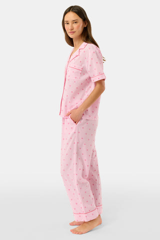 Roller Rabbit Pink Mini Hearts Liza Set