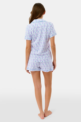 Roller Rabbit Lavender Monkey Polo Pajamas