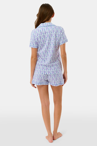 Roller Rabbit Lavender Monkey Polo Pajamas