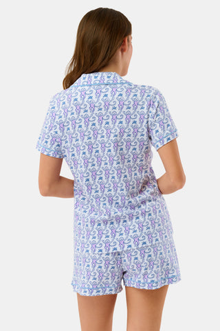 Roller Rabbit Lavender Monkey Polo Pajamas