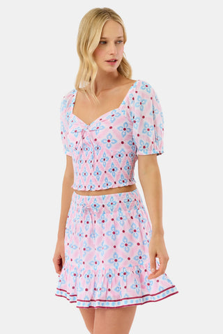 Roller Rabbit Pink Lerato Dovie Top