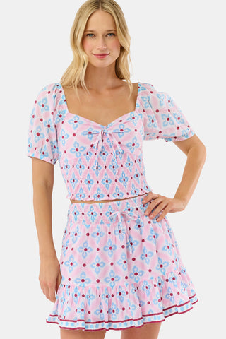 Roller Rabbit Pink Lerato Dovie Top