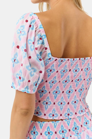 Roller Rabbit Pink Lerato Dovie Top
