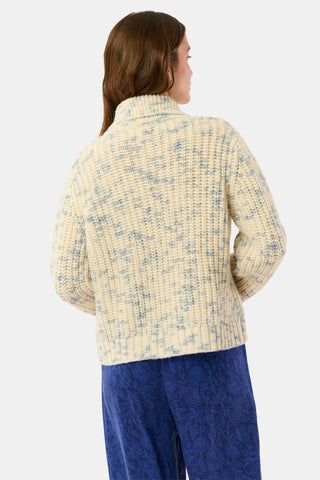 Roller Rabbit Blue Slate Space Dye Dhalia Cardigan