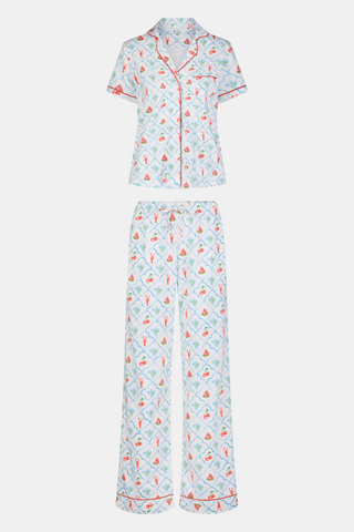 Roller Rabbit Blue 4th of Jemina Fiora Pajamas