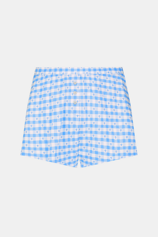 Roller Rabbit Blue Gingham Hearts Jones Shortie