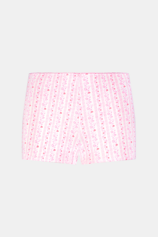 Roller Rabbit Coral Hearts Vine Spring Micro Shortie