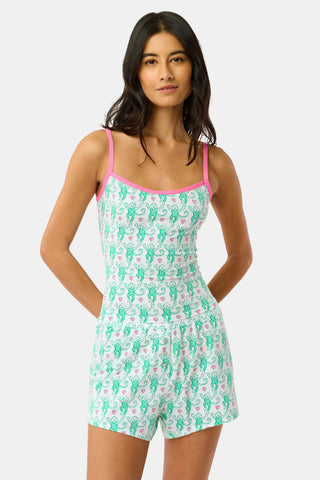 Roller Rabbit Kelly Green Lovely Monkey Clarkson Cami