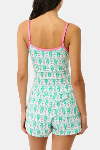 Roller Rabbit Kelly Green Lovely Monkey Jones Shortie