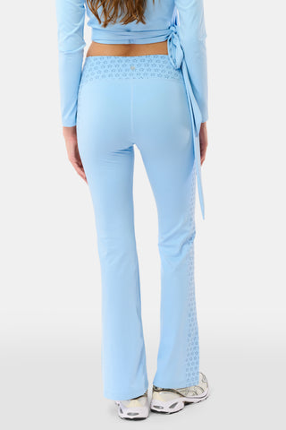 Roller Rabbit Ice Blue Stars Ally Flared Leggings