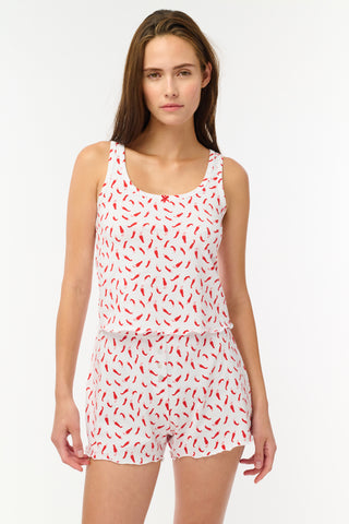 Roller Rabbit Red Picante Sullivan Shortie