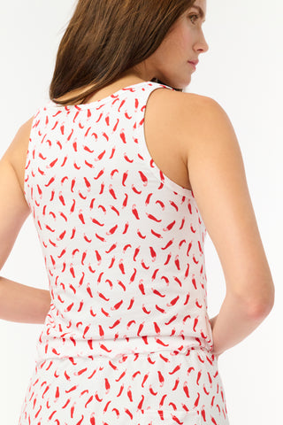 Roller Rabbit Red Picante Astor Tank