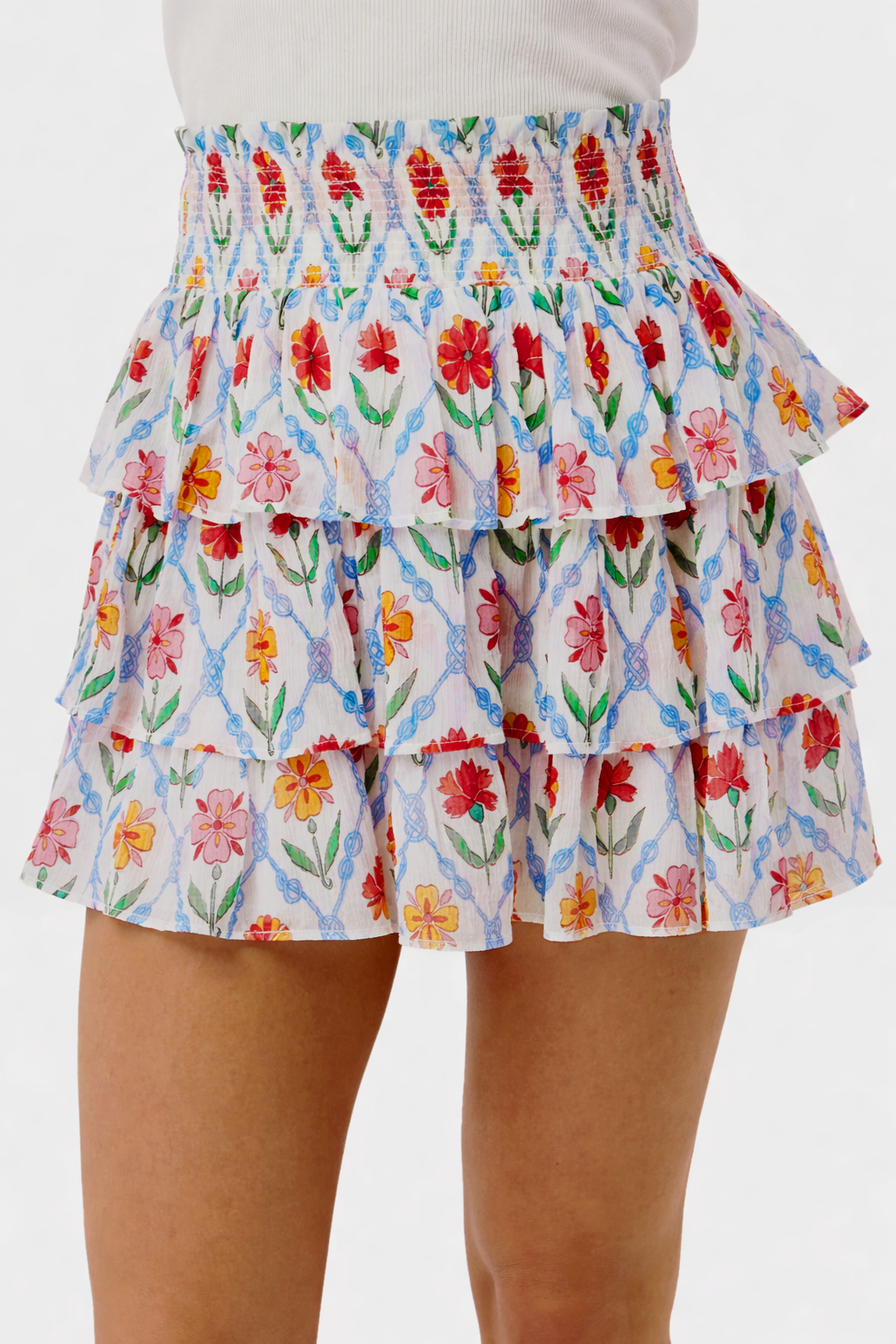 Infinity Floral Siggy Skirt | ROLLER RABBIT – Roller Rabbit