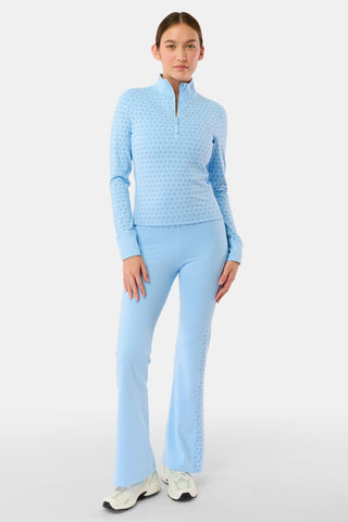 Roller Rabbit Ice Blue Stars Celia Quarter Zip