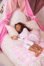 LoveShackFancy x Roller Rabbit Kids Baby Bow Pink Hearts Pajamas
