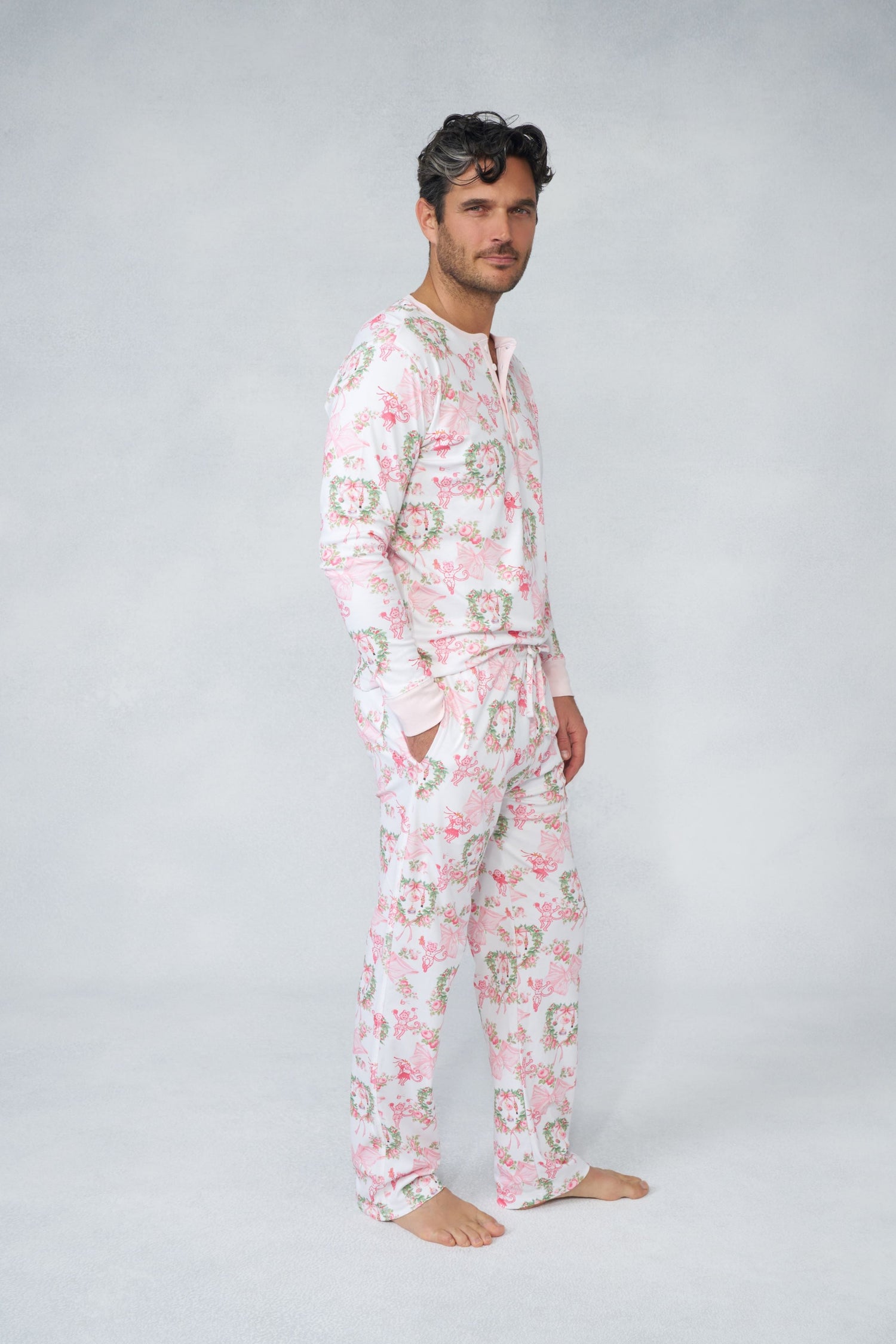 Roller Rabbit x LoveShackFancy Mens Merry Monkey Beaux Spencer Set