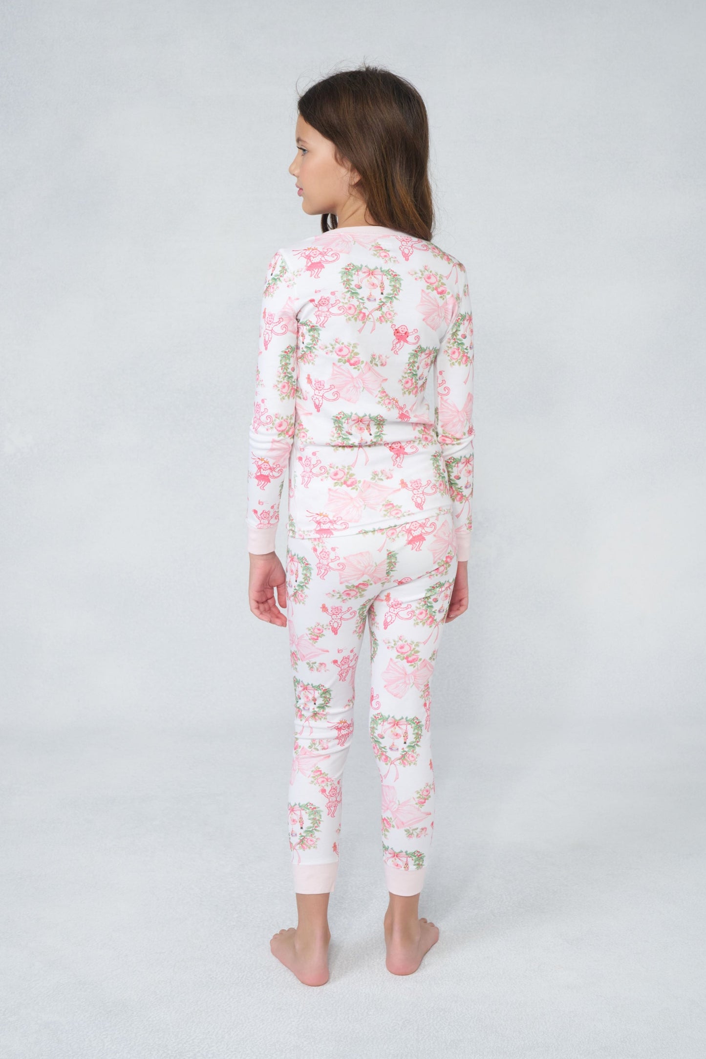 Roller Rabbit x LoveShackFancy Kids Merry Monkey Beaux Pajamas