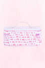 LoveShackFancy x Roller Rabbit Disco Bow Pink Carry All Case