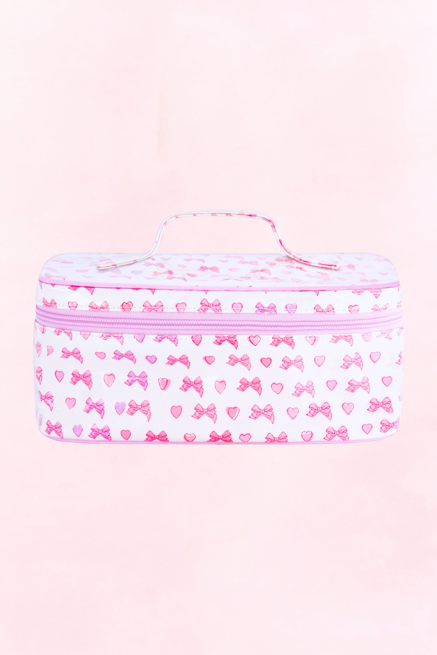 LoveShackFancy x Roller Rabbit Disco Bow Pink Carry All Case