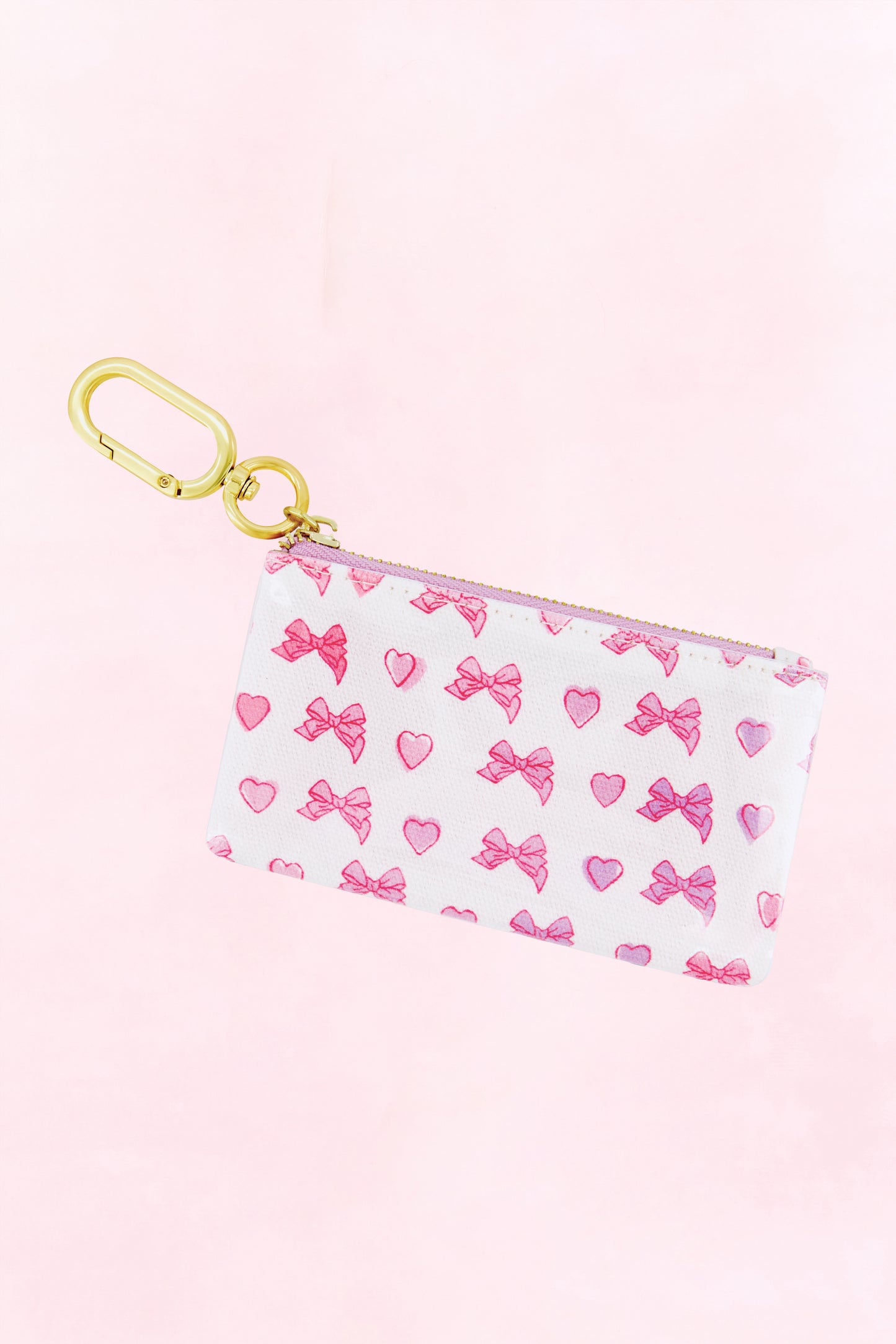 LoveShackFancy x Roller Rabbit Disco Bow Coin Pouch view 1