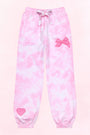 LoveShackFancy x Roller Rabbit Disco Bow Pink Sweatpants