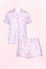 LoveShackFancy x Roller Rabbit Pink Heirloom Monkey Polo Pajamas