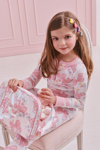 Roller Rabbit Pink Sugar Kids Doily Beaux Pajamas