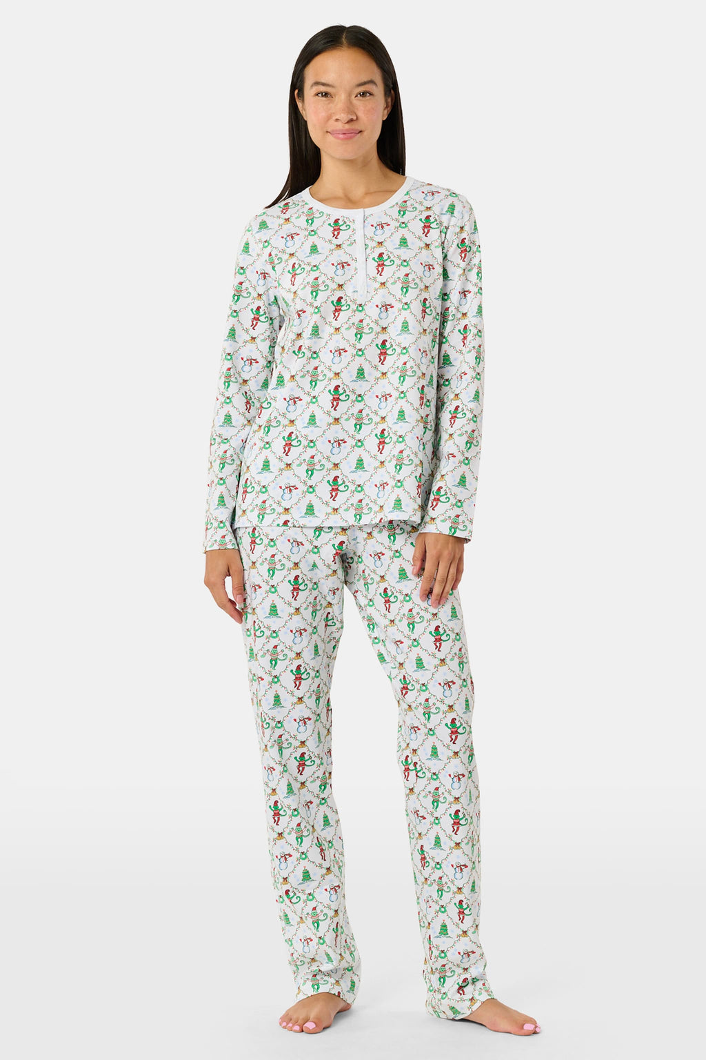 Roller Rabbits Pj Deck The Halls Pajamas | Roller Rabbit
