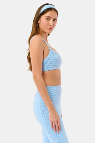 Roller Rabbit Ice Blue Stars Keeley Sports Bra