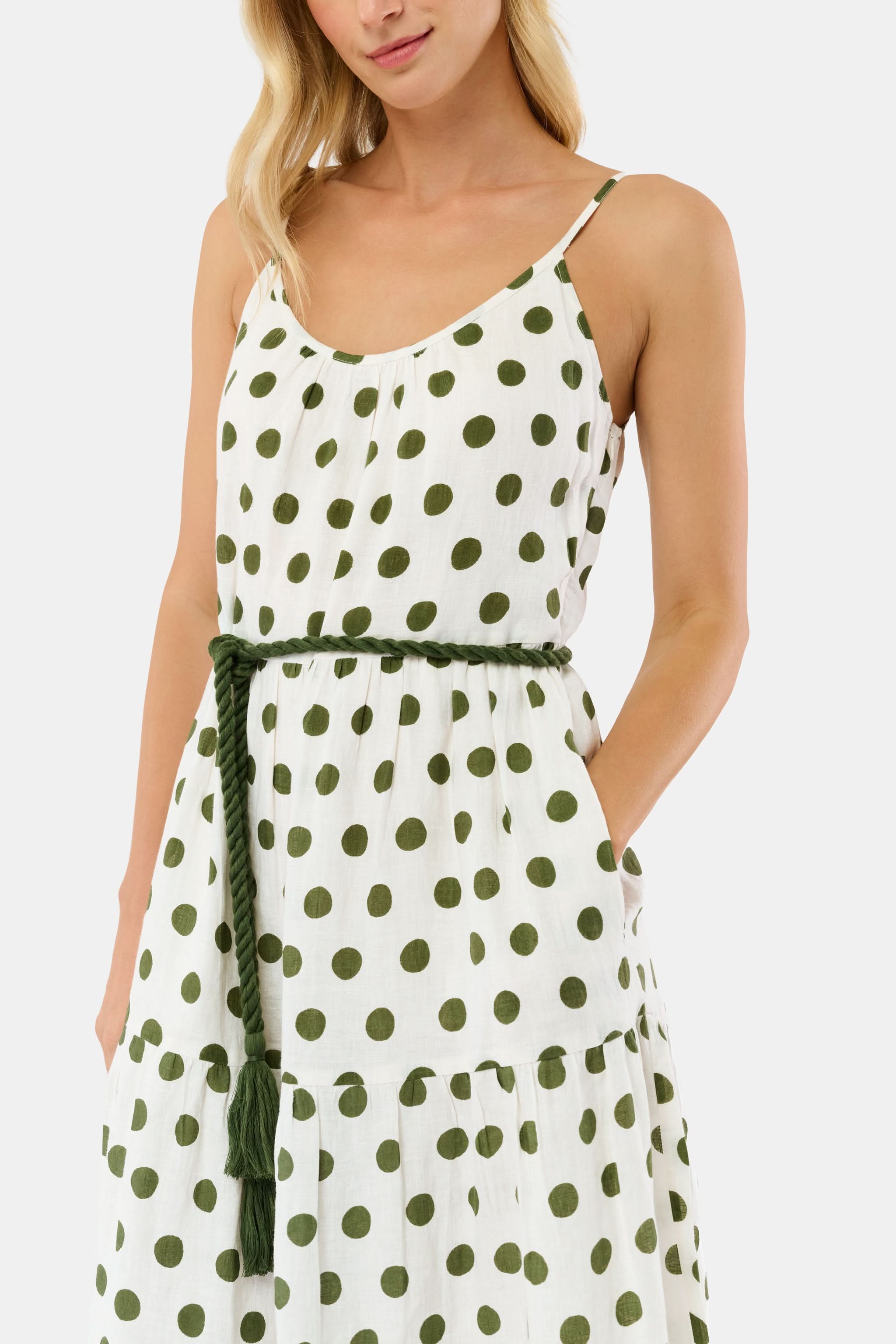 dakota formal one shoulder swiss dot dress TERRE DRESS