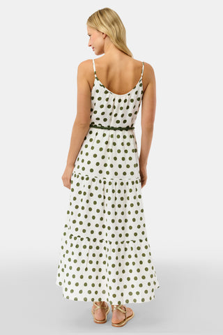 Roller Rabbit Olive Polka Dot Dakota Dress