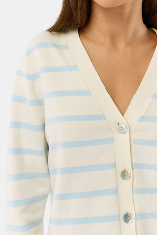 Roller Rabbit Cream/Sky Blue Stripe Florence Sweater