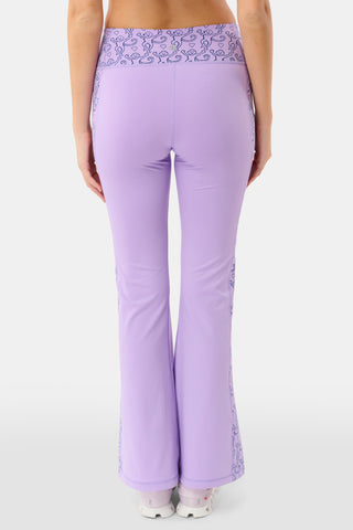 Roller Rabbit Lavender Lovely Monkey Ally Flared Leggings