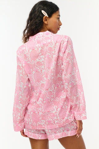 Roller Rabbit Pink Piña Palms Leila Lounge Set