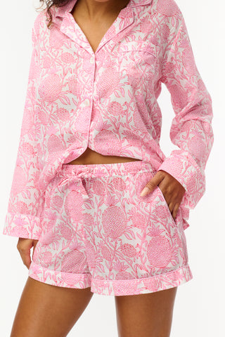 Roller Rabbit Pink Piña Palms Leila Lounge Set