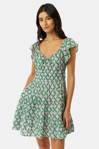 Roller Rabbit Pink Liana Pipette Dress