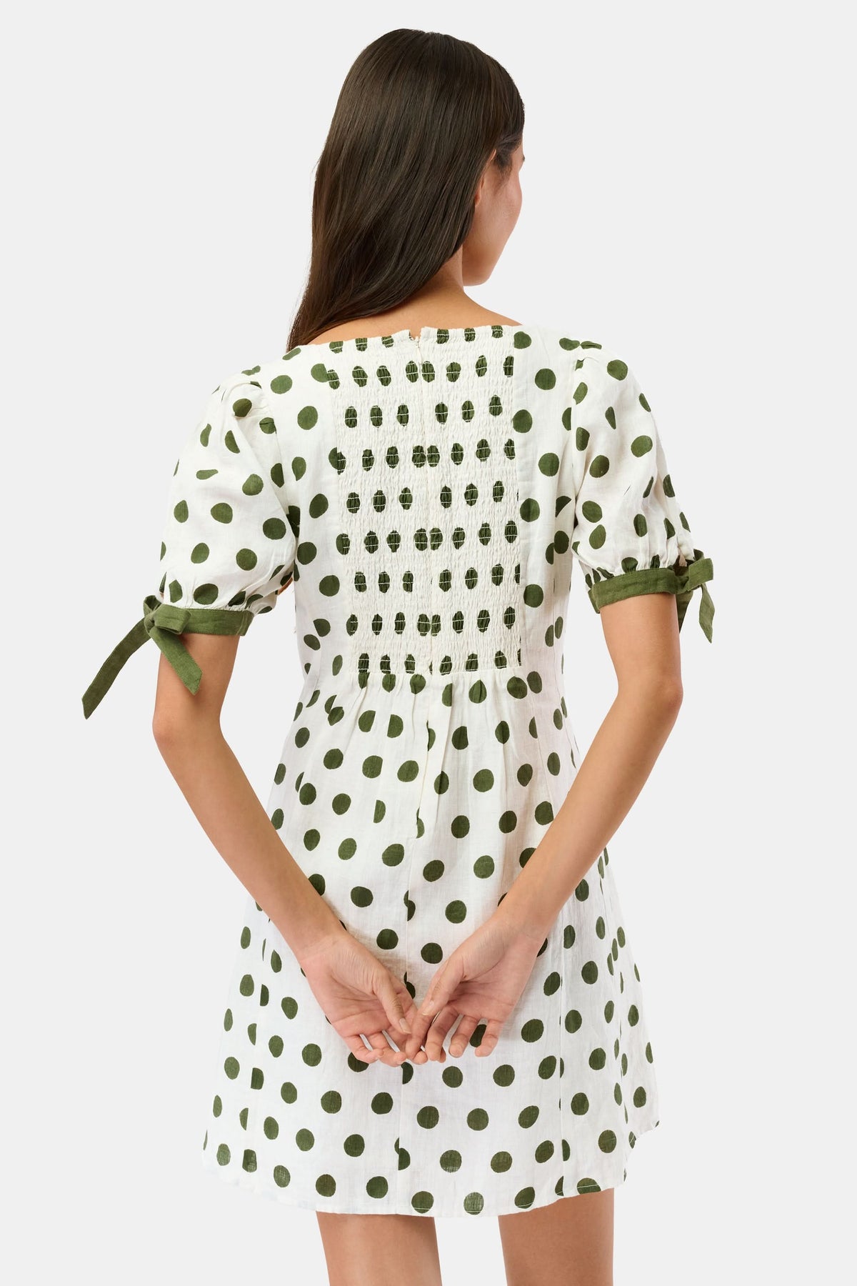 green white polka dot dress Polka Dot Essie Dress